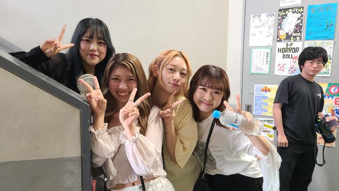 9月6日（金）校舎内で卒業生に声を掛けられました。