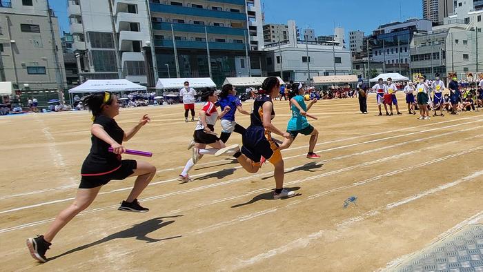 6月9日(木)クラブ対抗リレーが行なわれました。
