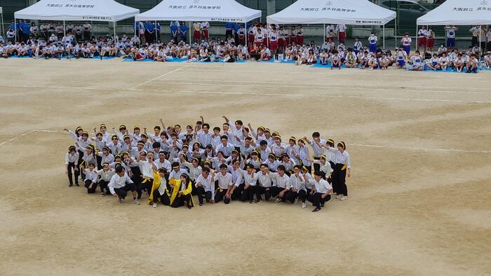 6月6日（木）団対抗応援合戦。最後は黄団です。