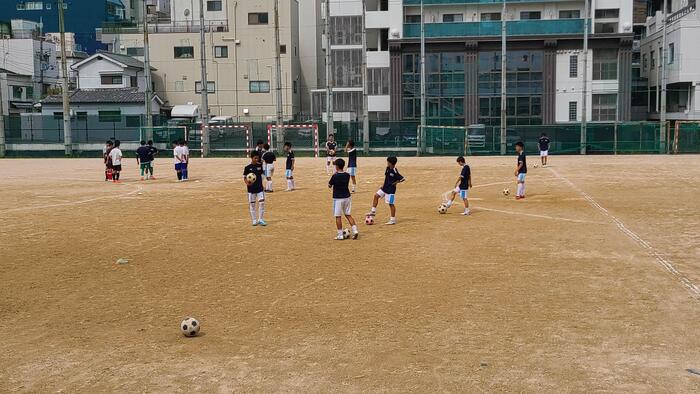 8月17日(木)中学生向け クラブ体験・見学会を実施。①サッカー部