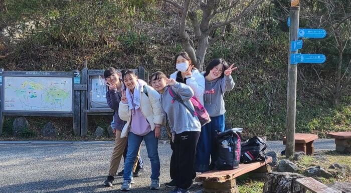 2月9日（金）第一検問所の鳴川休憩所に着きました。