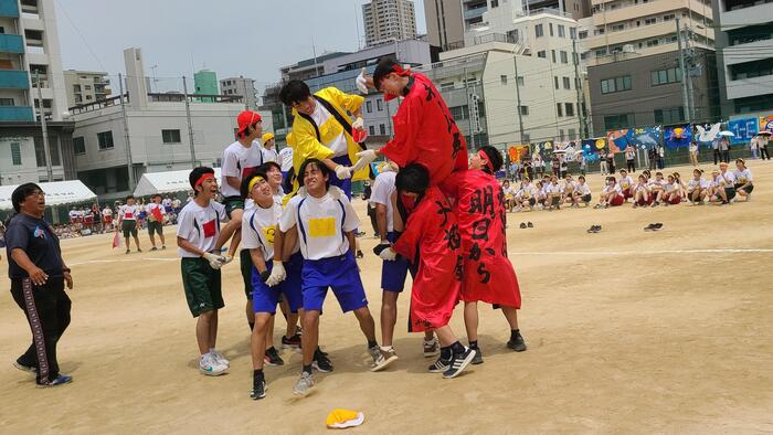 6月6日（木）続いて男子の騎馬戦です。