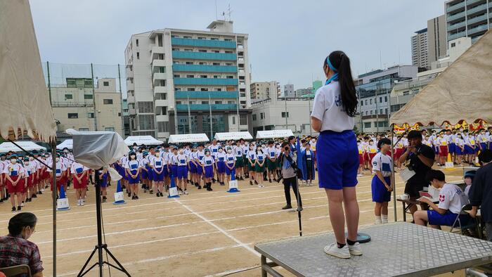 6月8日(木)今日の体育祭は予定通り始まりました。