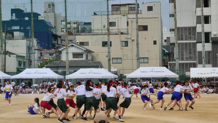 6月6日（木）女子の棒引きが始まりました。