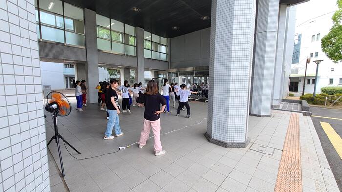 8月17日（木）中学生向け クラブ体験・見学会を実施。⑥ダンス部