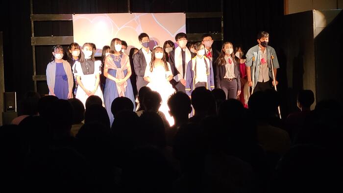 9月3日（土）文化祭2日目～視聴覚教室3番目は2年B組の演劇「ロミオとジュリエット」でした。