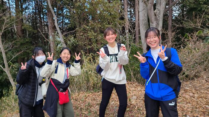 2月7日（金）神津嶽に生徒が続々とやってきます。④