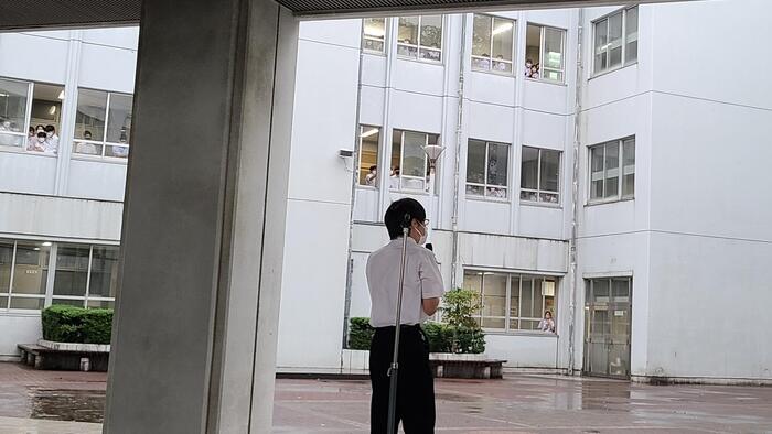 9月27日（火）生徒自治会の後期役員選挙が行われました。