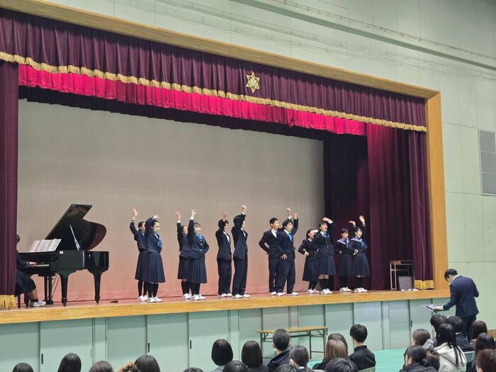 12/７(土) オープンスクール 歓迎演奏