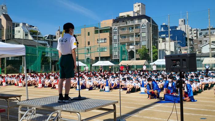6月9日(木)第75回体育祭が始まりました。開会式です。