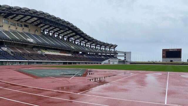 雨が止みました