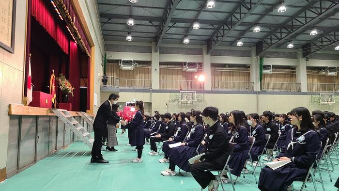 2月28日（火）第75回卒業証書授与式を行いました。