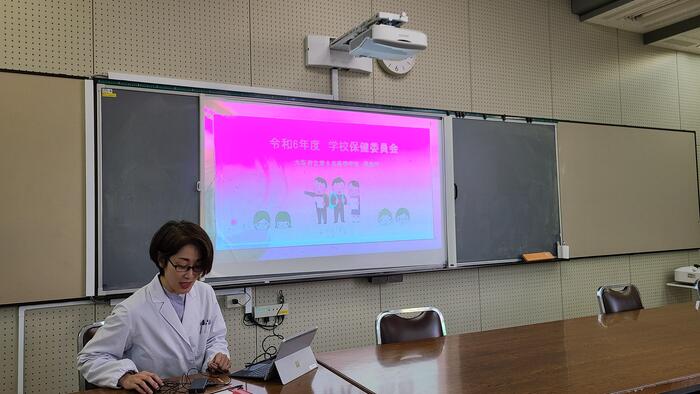 11月20日（水）令和6年度学校保健委員会が開催されました。