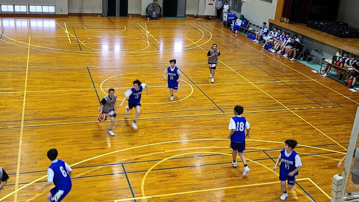 8月1日（火）女子バスケットボール部は北海道のチームと練習試合をしていました。
