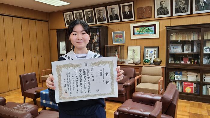 5月29日（月）将棋部の2年生が大阪府の女子S級で準優勝して全国大会に出場が決まりました！スゴイ‼！