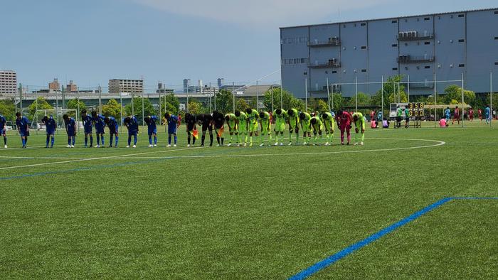 5月8日（日）サッカー部の試合をＪグリーン堺に観に行ってきました。
