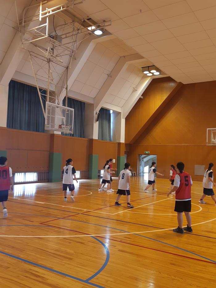 女子バスケットボール部練習試合