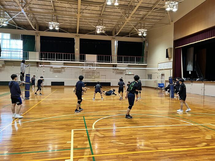 男子バレー部 練習試合