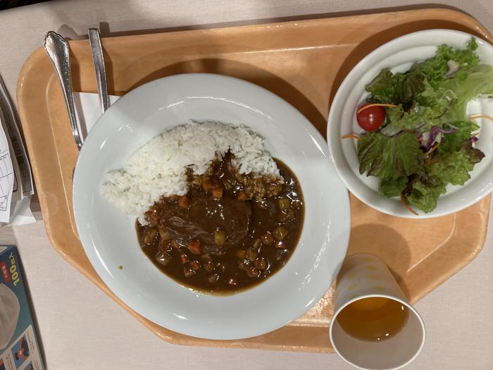 修学旅行⑤〜昼食はハンバーグカレー。🍛