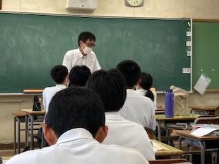 ◆出前授業に行ってきましたー①◆（ 八尾市立大正中学校 2023/0705）