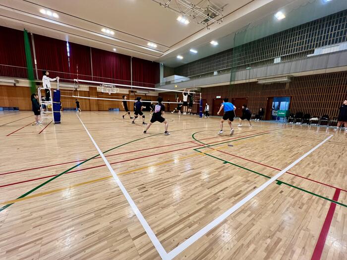 男子バレー部 練習試合🏐