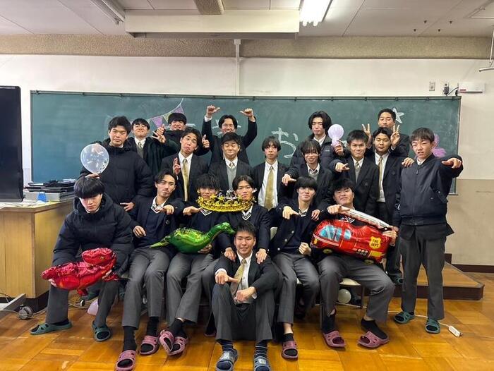 サッカー部 卒部式