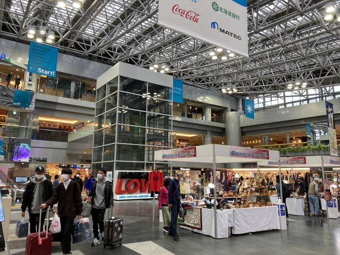 修学旅行11. 新千歳空港に到着