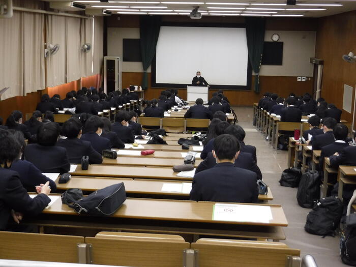 共通テスト説明会をおこないました