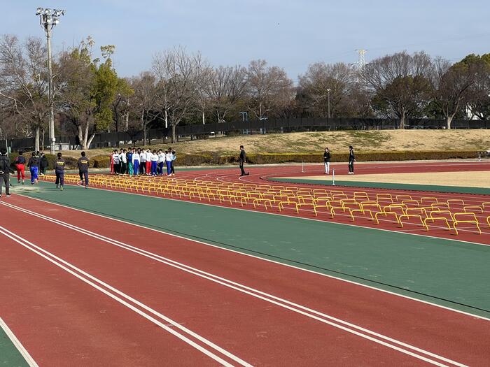 陸上競技部 強化練習会1月8日