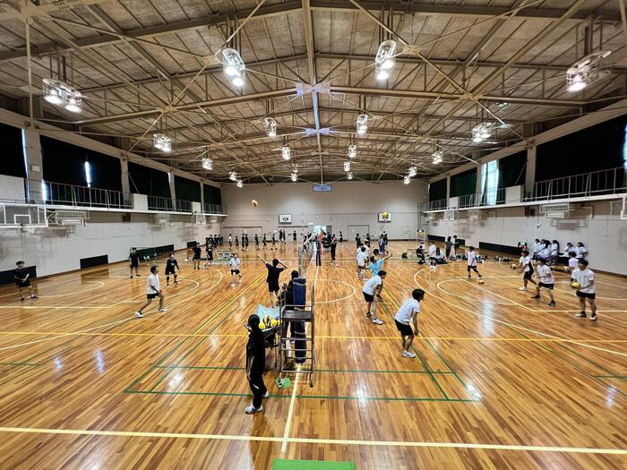 男子バレー部 4校合同試合会🏐