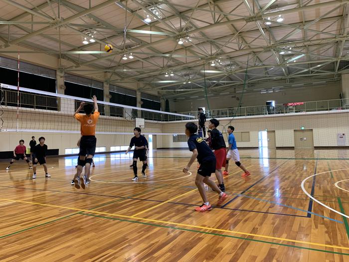 男子バレーボール VS布施工科
