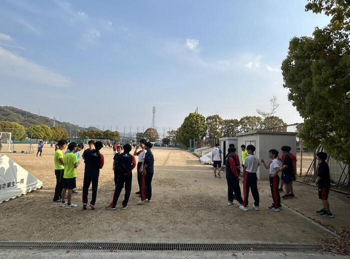 陸上競技部 新入生参加