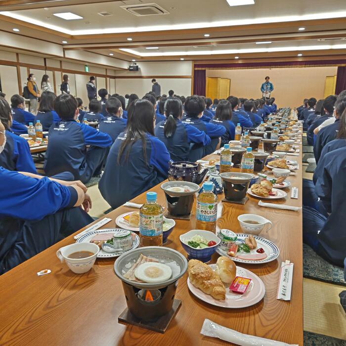 宿泊研修３日目 ～朝食まで～