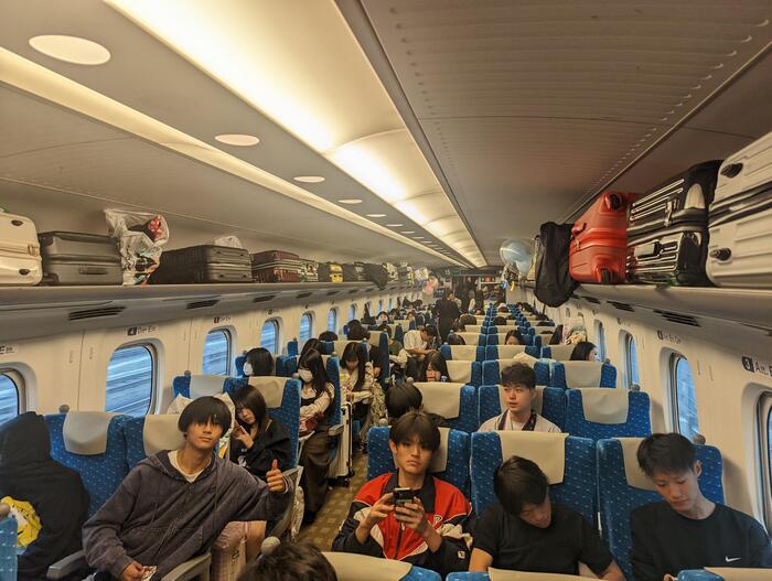 【最終日】新幹線が発車しました