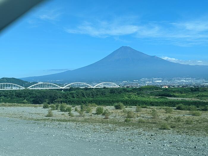 【初日】まもなく富士山！