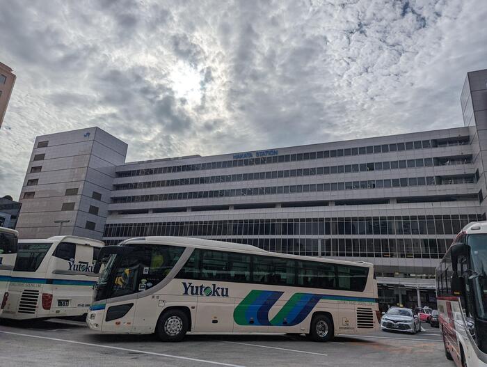 【移動】バスの旅は終了