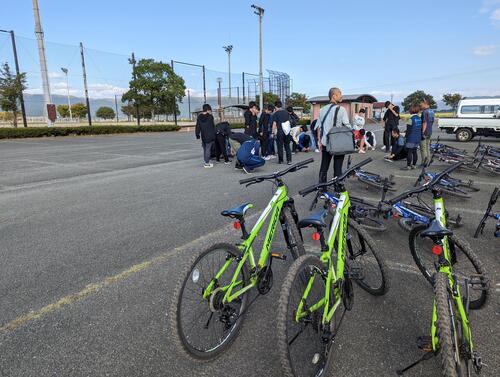 【体験】マウンテンバイクの様子