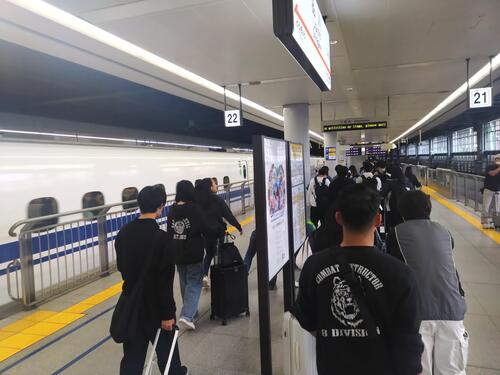 東京到着