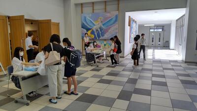 ９／３　オープンスクール　受付１－２.JPG