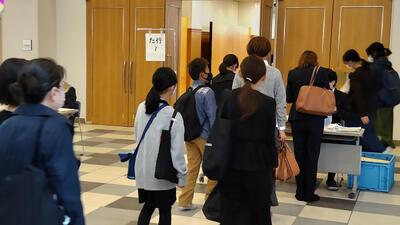 １０／２９　見学２（受付）.JPG