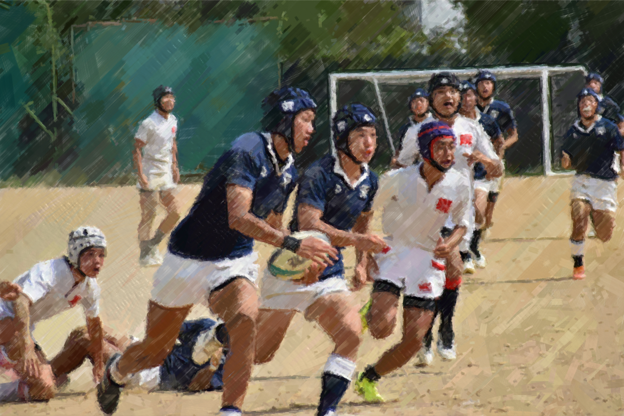 260920【写真】ラグビー部活動報告（第106回全国高等学校ラグビーフットボール大会大阪府予選②（vs合同B（寝屋川、四条畷、いちりつ、長尾））） (4).JPG