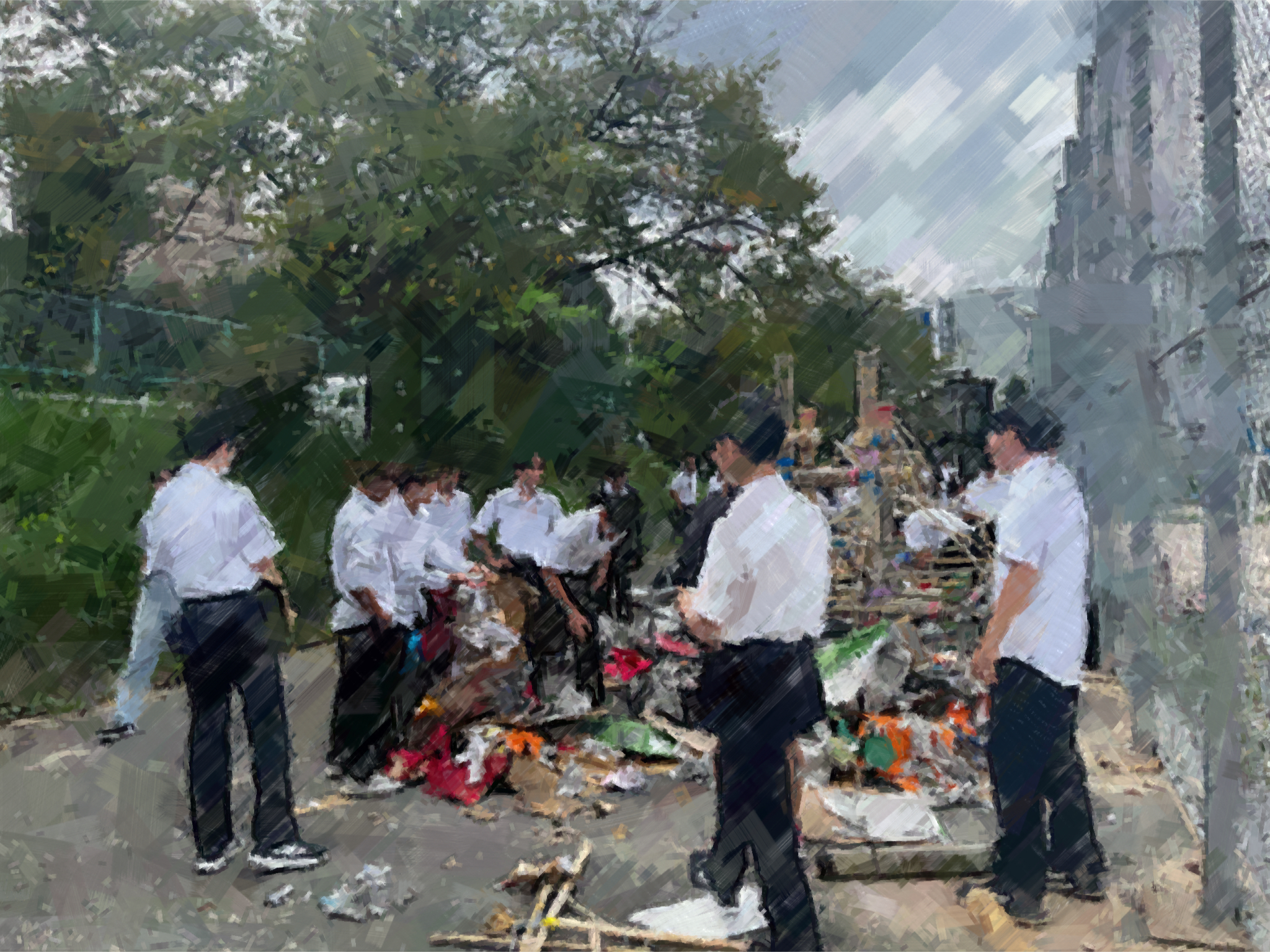 260915【写真】体育祭(大清掃、マスコット解体) (5).JPG