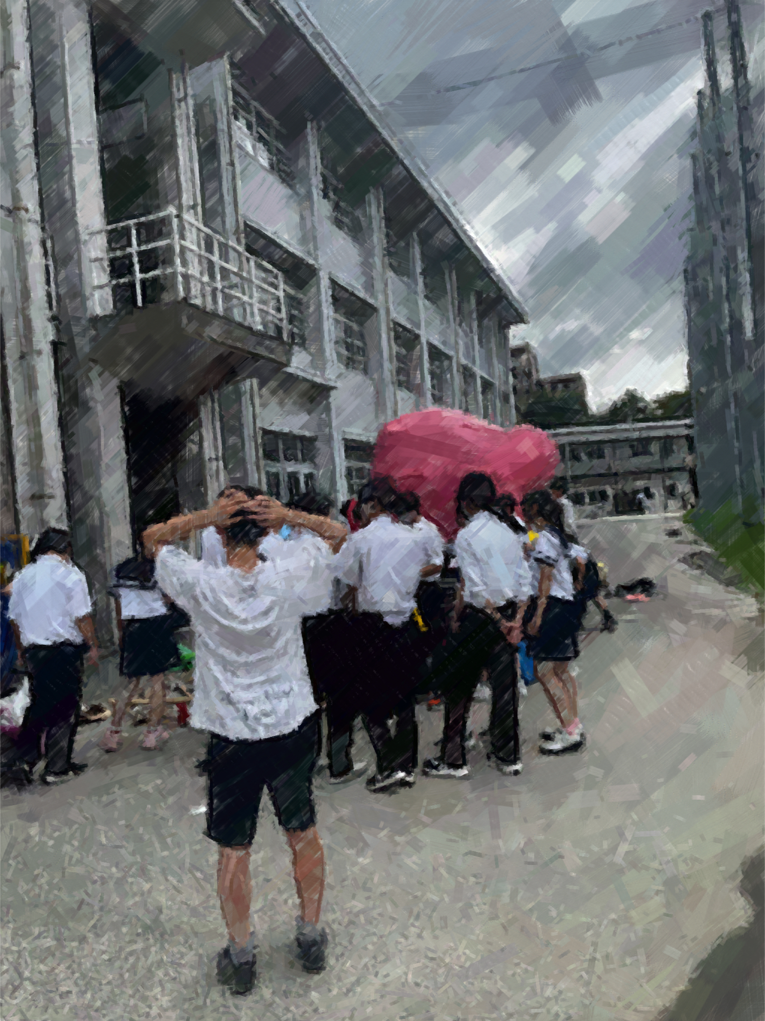 260915【写真】体育祭（大清掃、マスコット解体） (4).JPG