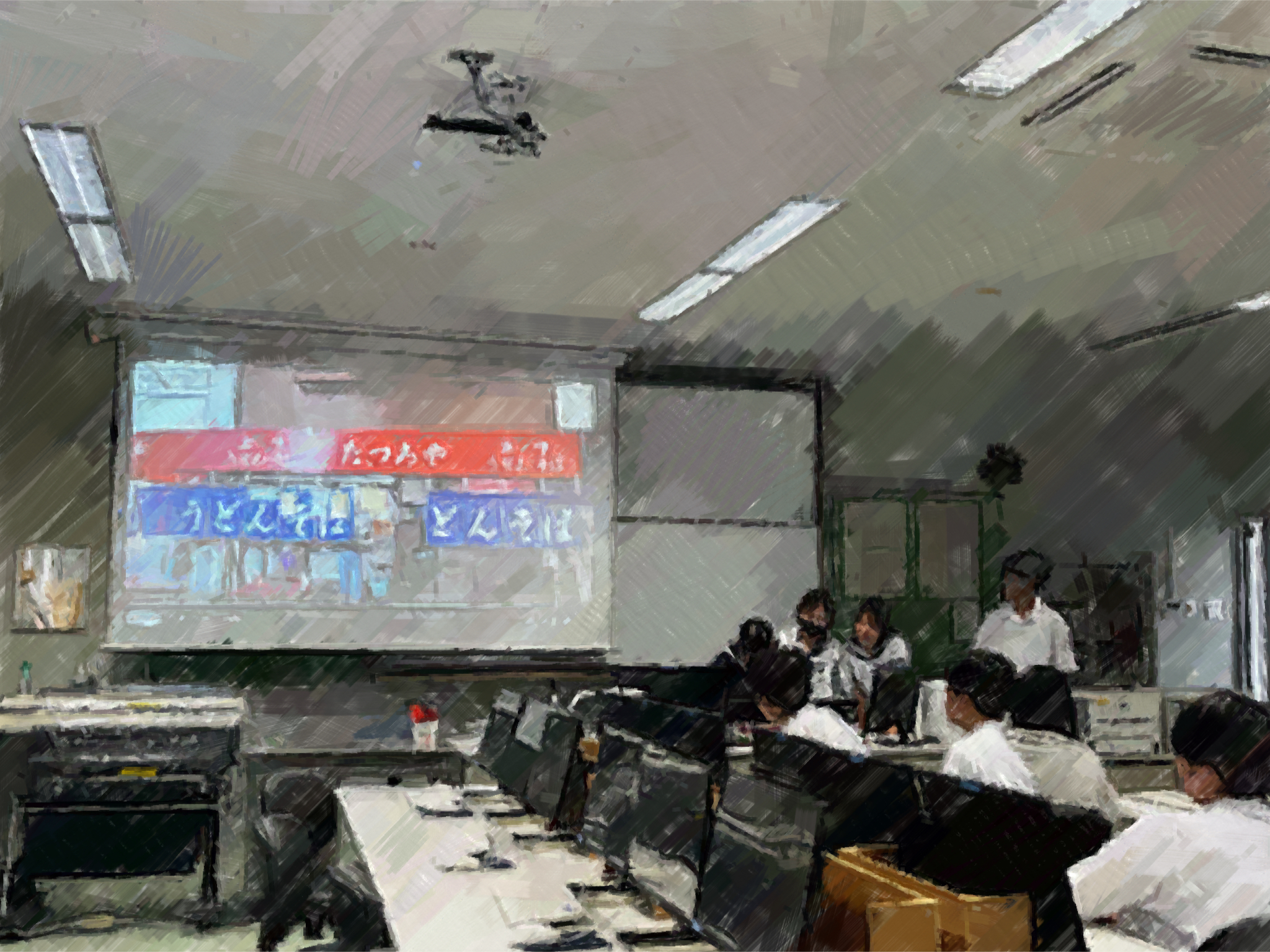 260925【写真】授業の風景70（２年「まちづくり」、SDGs１分ＣＭ映像発表会） (1).JPG