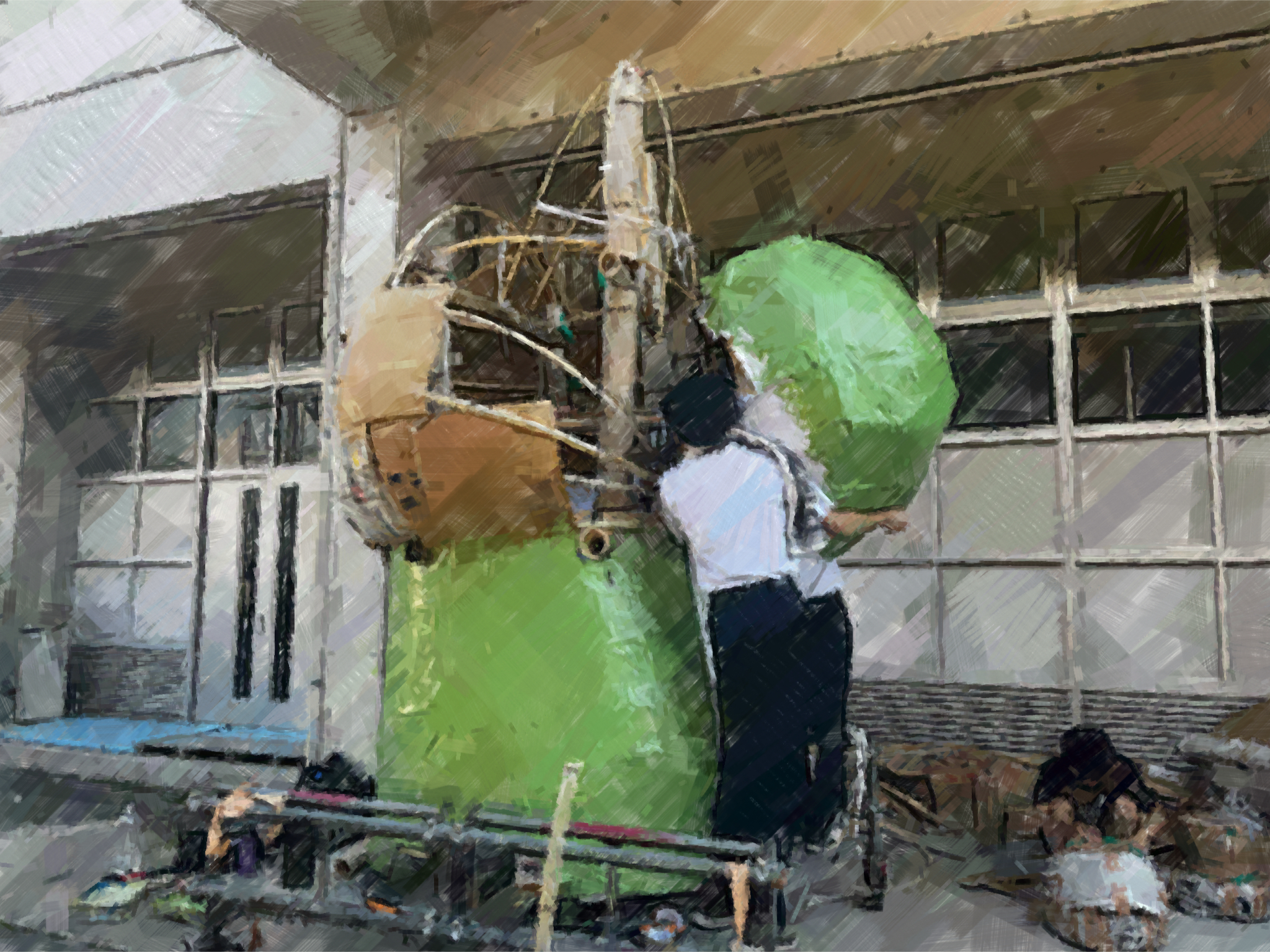 260831【写真】体育祭マスコット制作 (1).JPG