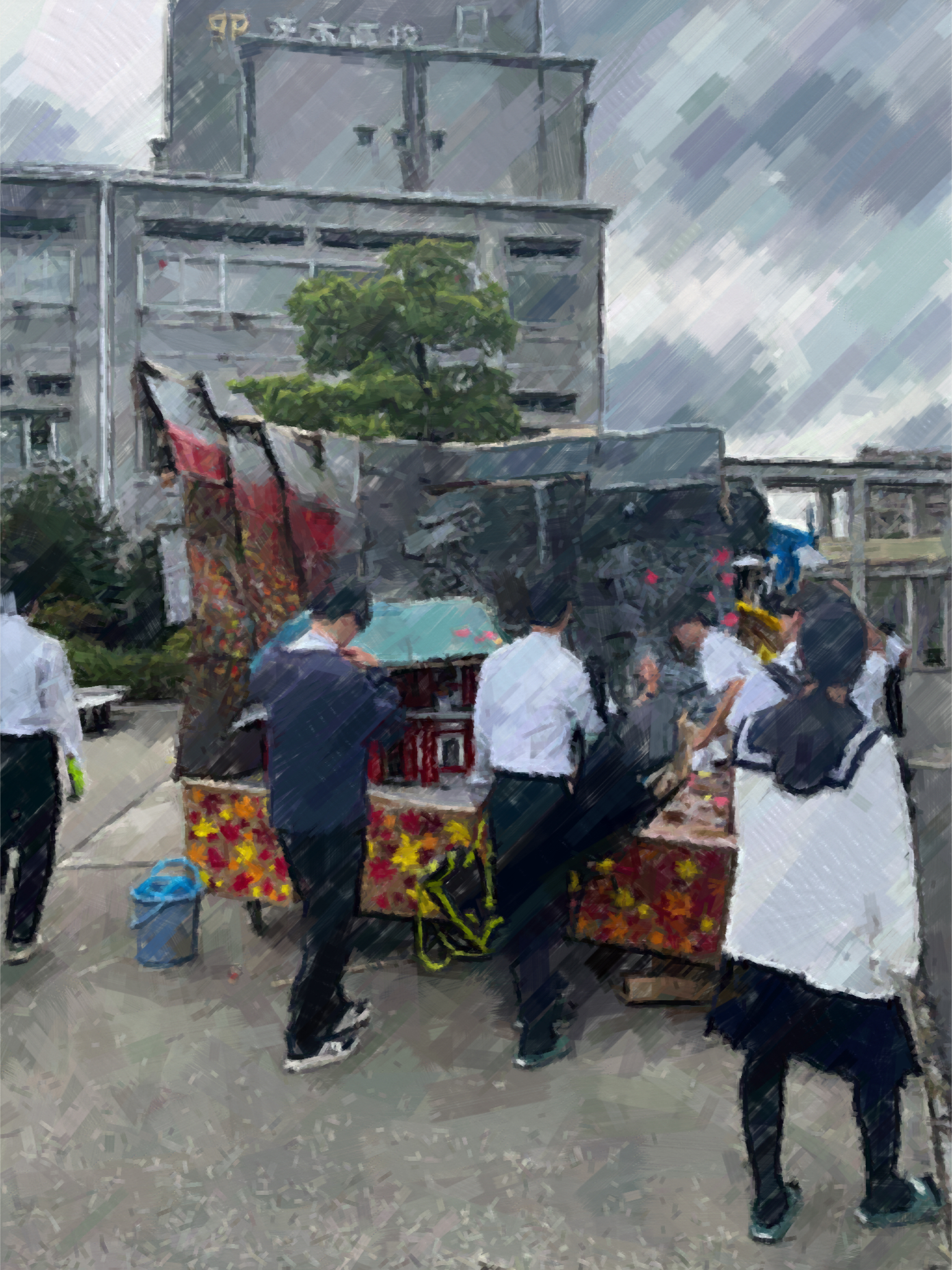 260915【写真】体育祭(大清掃、マスコット解体) (2).JPG